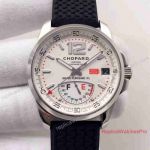 Swiss Chopard Gran Turismo XL Fake Power Reserve White Dial Rubber band